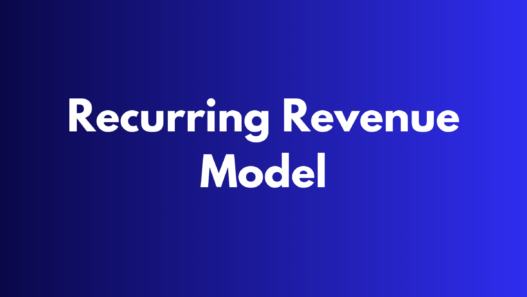 Recurring revenue model