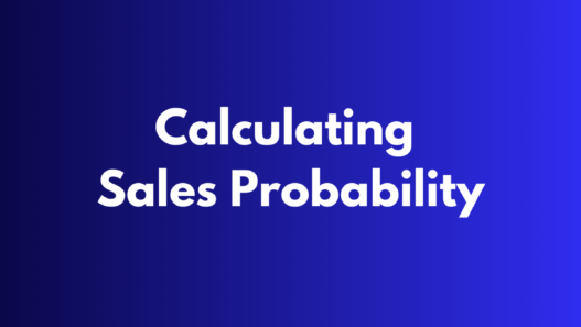 calculating sales probability